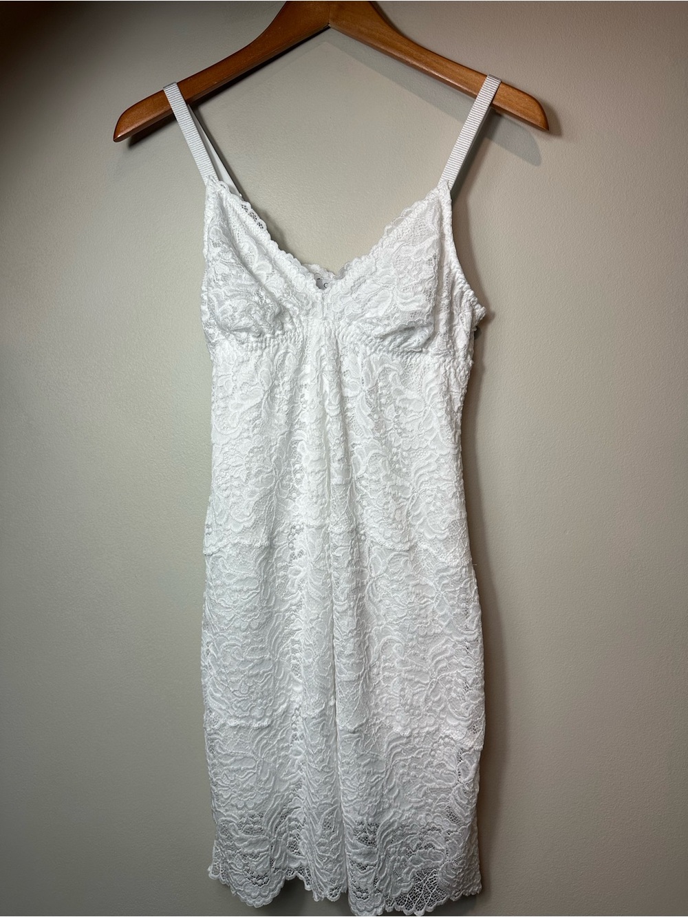NWT Cosabella Jhansi White Lace Lined Slip Chemise Nightgown Size M - Picture 2 of 10